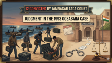 Jamnagar special TADA court sentences 12 convicts of the the 1993 Gosabara arms smuggling case