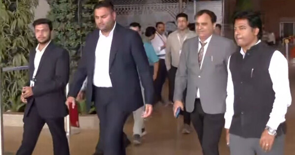 Jeet Adani arrives in Guwahati to attend swearing-in of Himanta Biswa Sarma led Govt