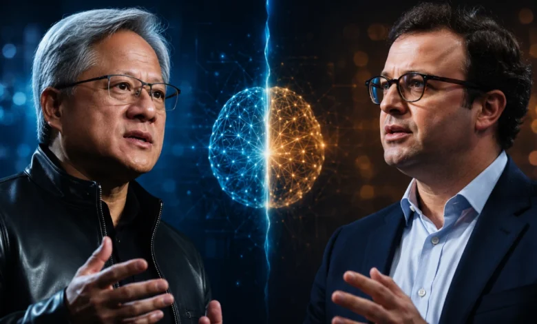 Jensen Huang vs Dario Amodei: Dangerous AI Clashes In 2026