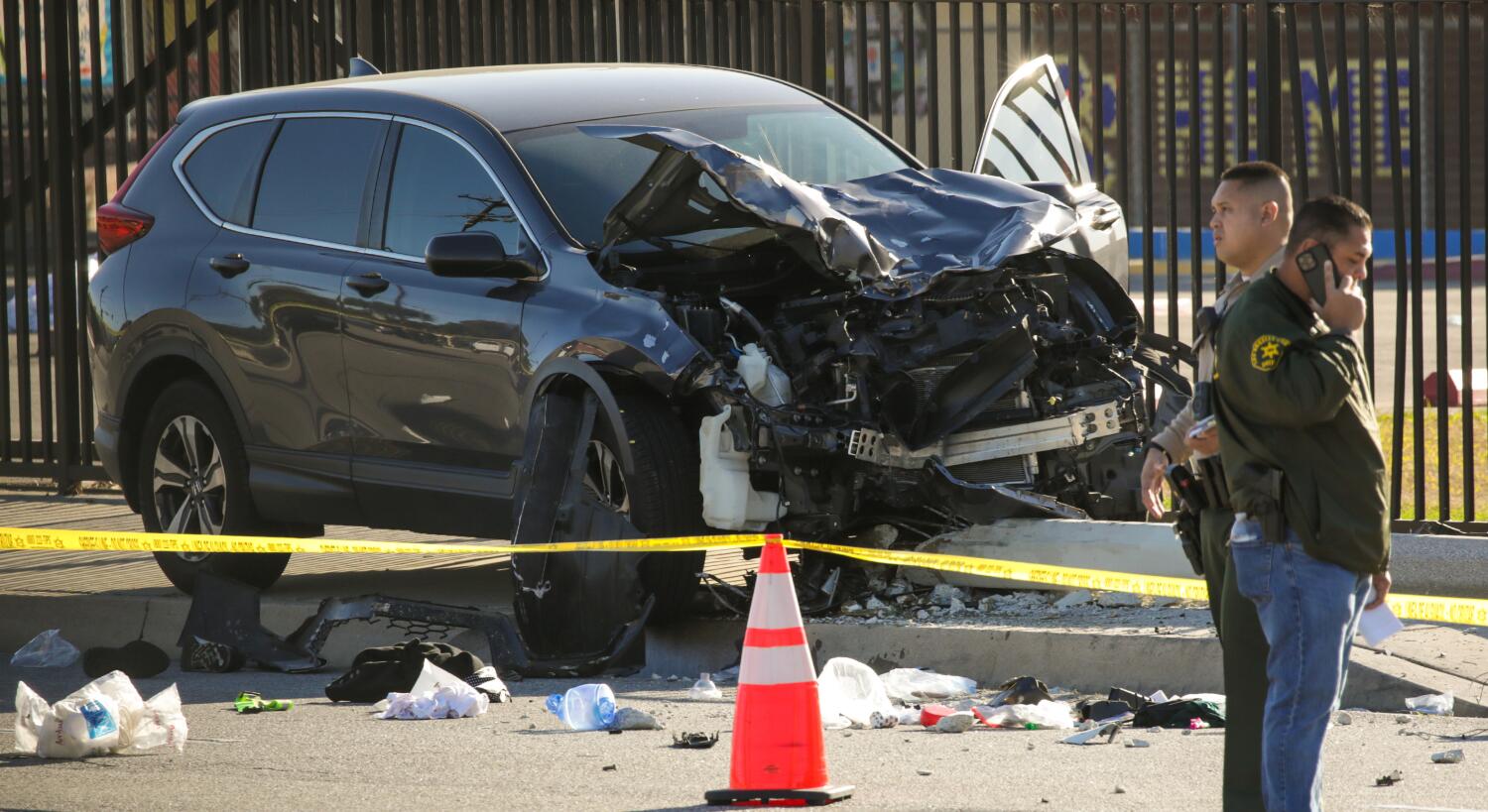 Judge rejects no-jail plea in case of man who plowed into L.A. County deputy recruits