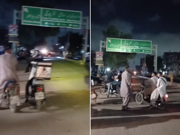 Karachi: Video of another robbery incident on the bridge connecting Shah Faisal Colony to Korangi goes viral | Express News
