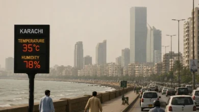 Karachi likely to experience hot and humid weather, with increased humidity making the heat feel more intense | Express News