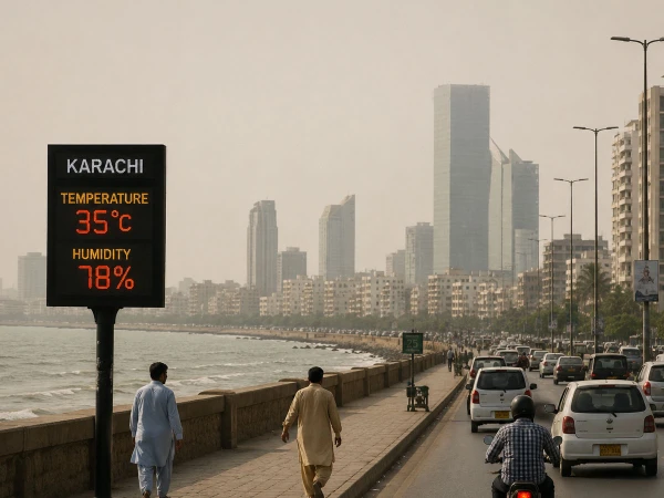 Karachi likely to experience hot and humid weather, with increased humidity making the heat feel more intense | Express News