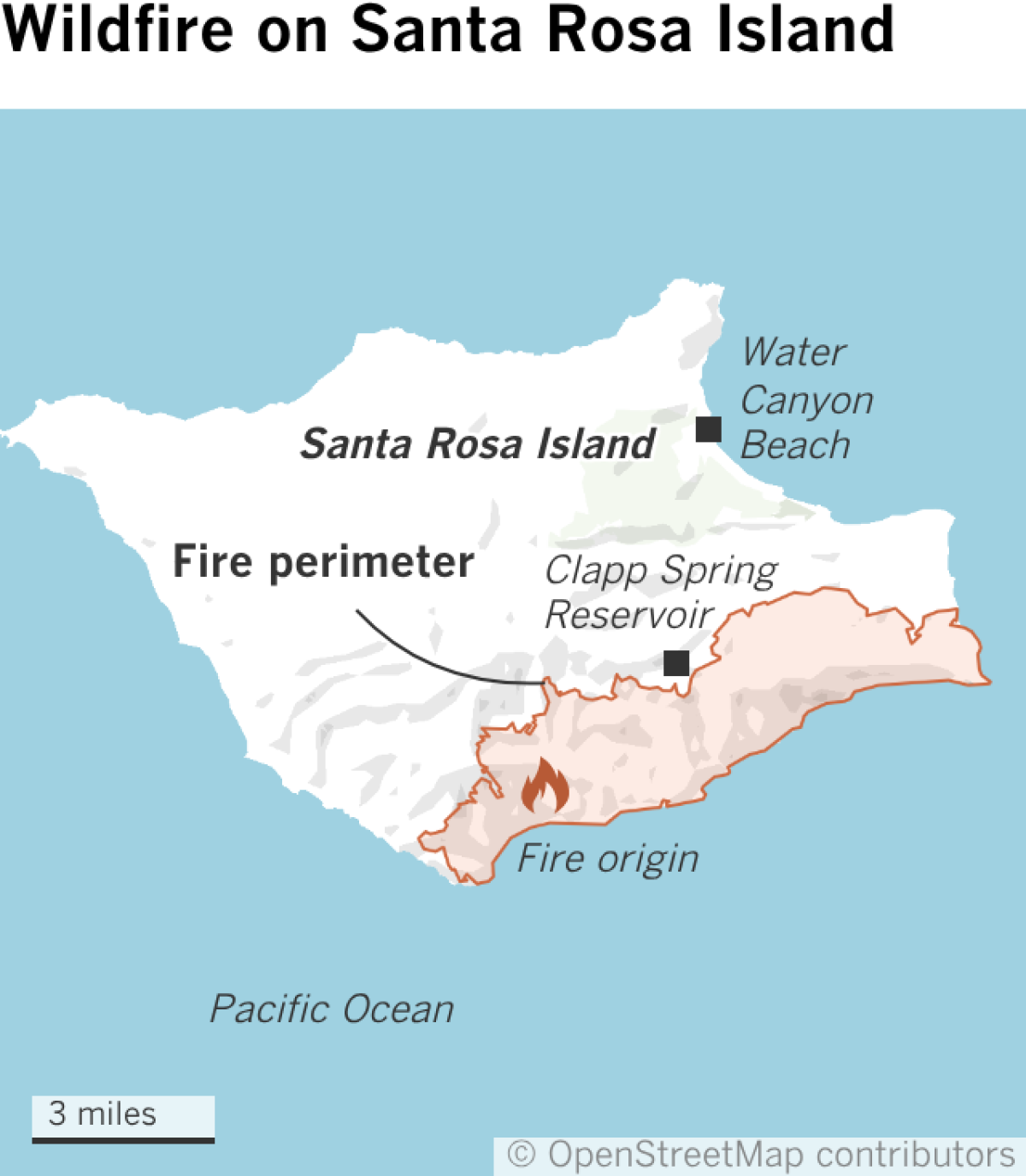 Largest fire ever recorded on Santa Rosa Island endangers ‘gem of California coast’