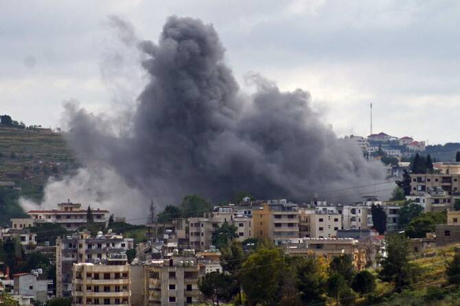 Lebanon says Israeli strike targets army barracks, wounding soldier