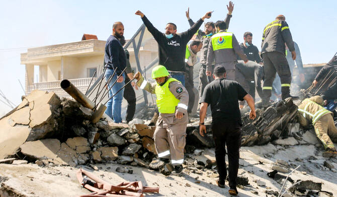 Lebanon says Israeli strikes kill 7 as Hezbollah condemns talks