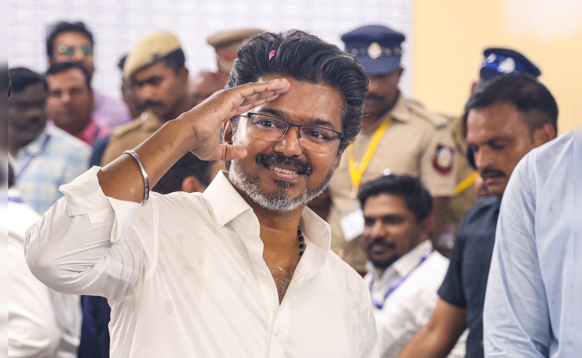 Vijay Leaves Neelankarai Residence for Swearing-In as Tamil Nadu Chief Minister – News Today | First with the news