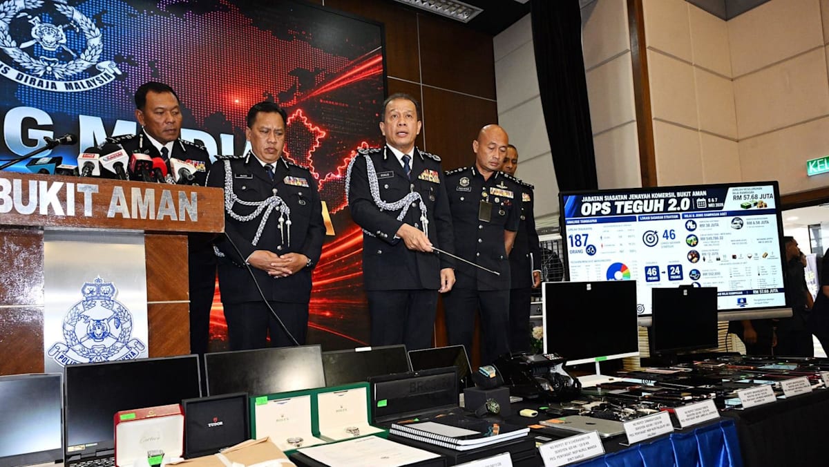 Malaysia’s visa-exemption policy being exploited by global scam rings, says police chief after US.7m raids