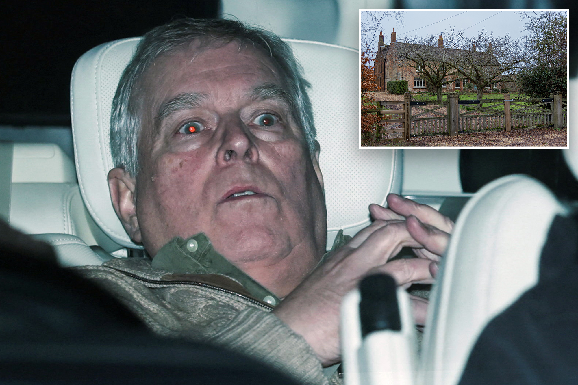 Masked man charged with harassing former Prince Andrew near his home