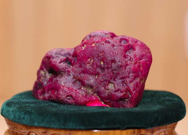 Massive 11,000-carat ruby unearthed by miners, Myanmar says