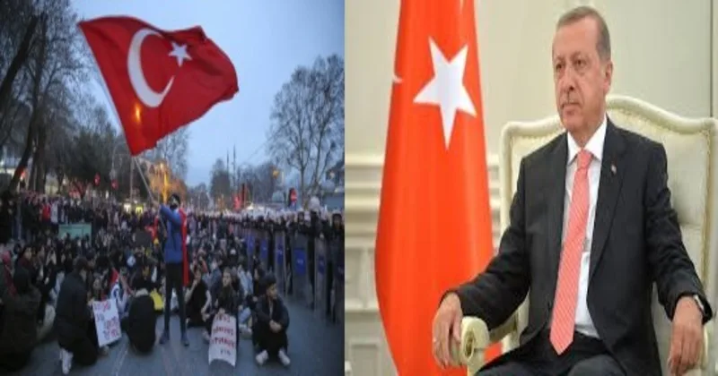 Massive protest erupt in Turkey against draconian rule of Erdogan