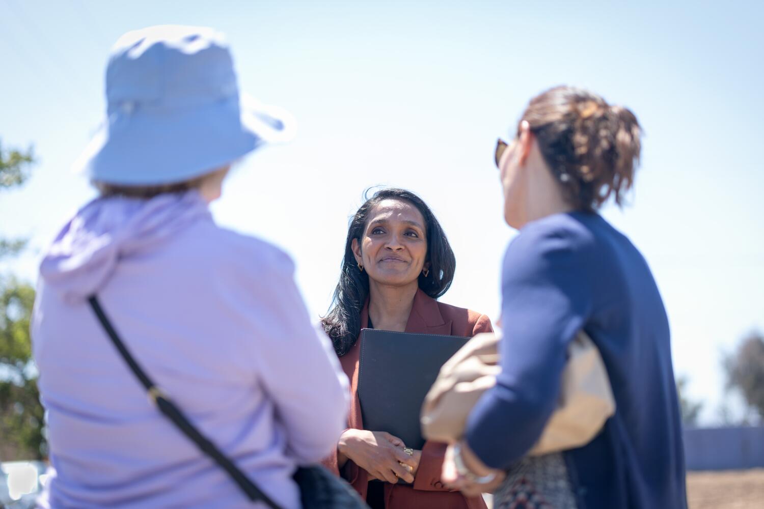 Mayoral candidate Raman unveils rebuilding plan for Pacific Palisades