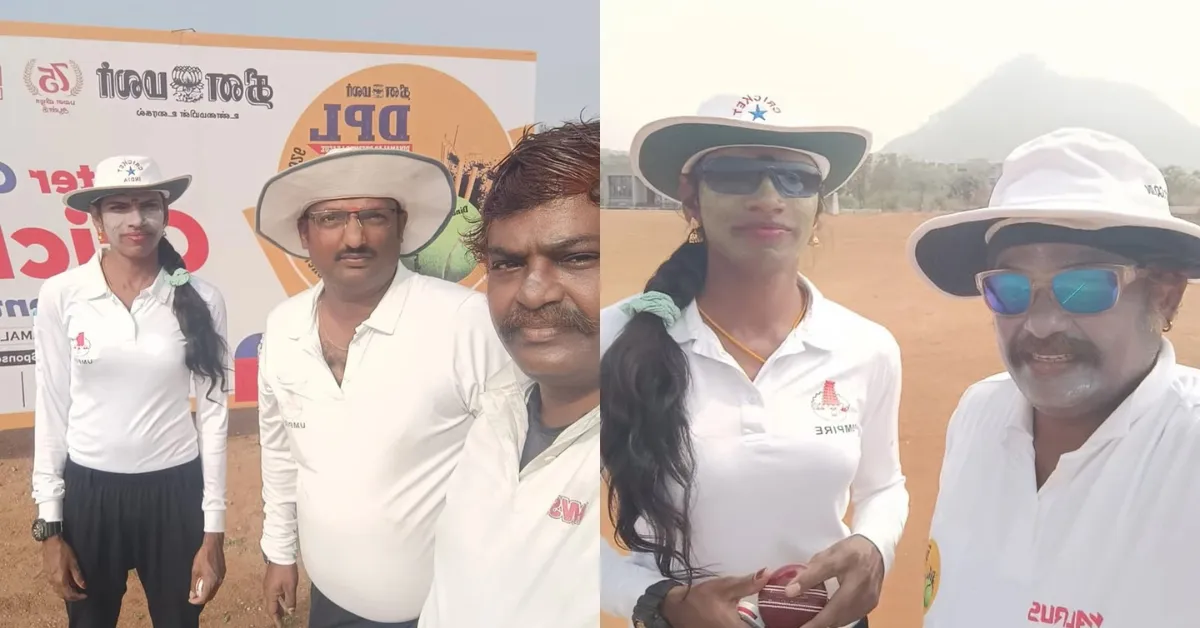 Meet Rithika Sri, India’s First Trans Woman Cricket Umpire From Tamil Nadu