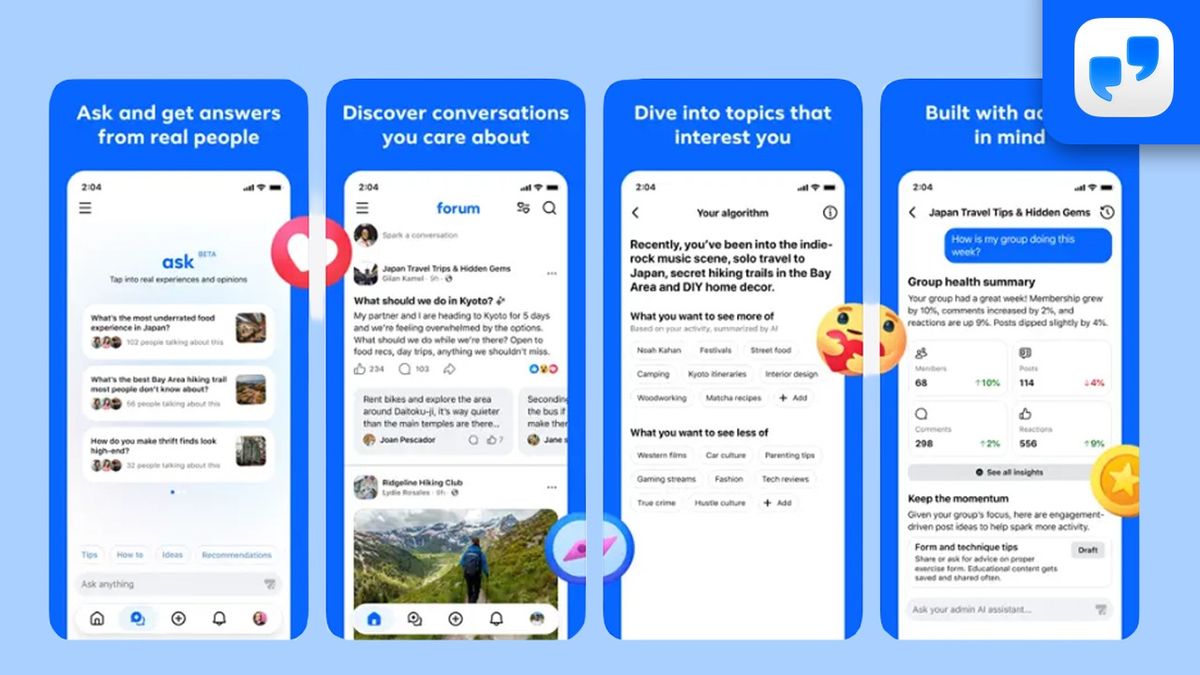 Meta launches Forum as standalone app for Facebook Groups
