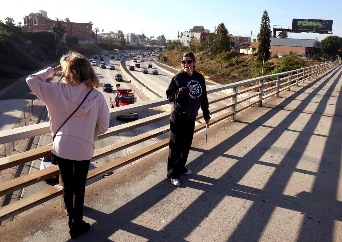 More ‘rough sleepers’ on Hollywood streets as the city removes tents, bringing new challenges