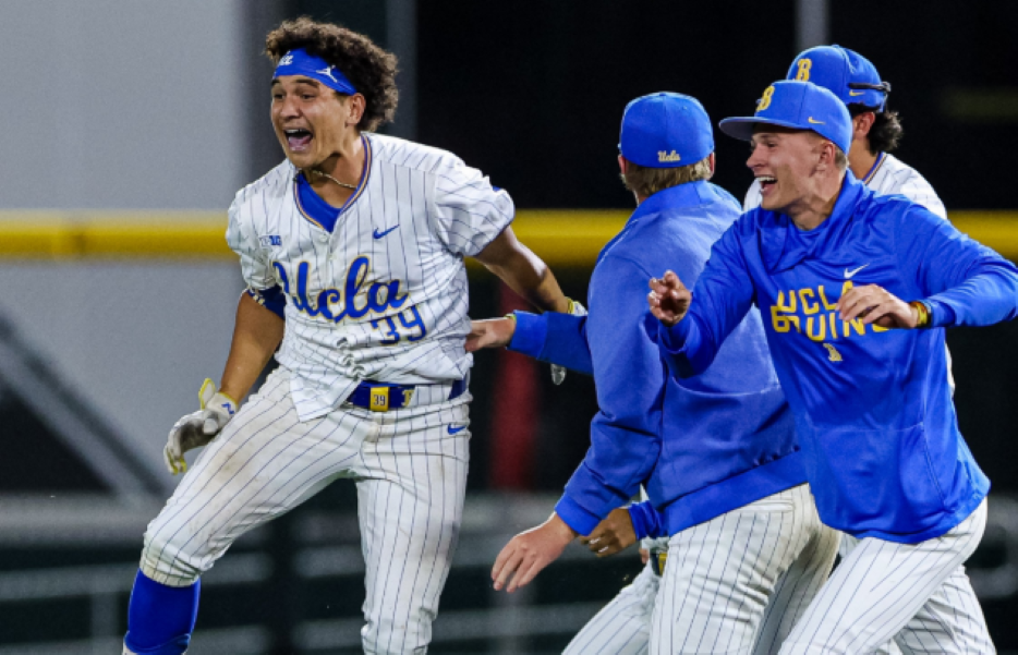 Mulivai Levu’s ninth-inning heroics propel UCLA baseball into Big Ten semifinals