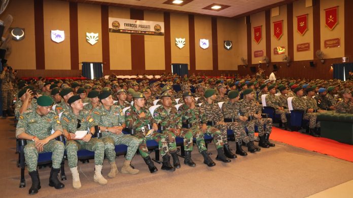 Multinational Military Exercise PRAGATI 2026 Begins in Meghalaya with Participation from 12 Nations