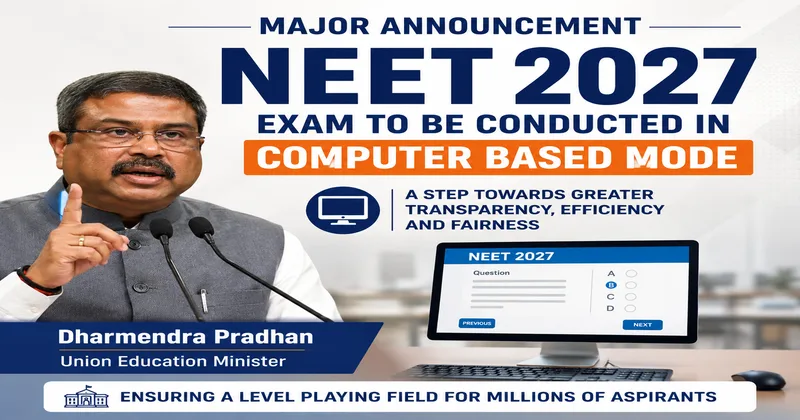 NEET UG Exam Reform: Shift from OMR to CBT mode