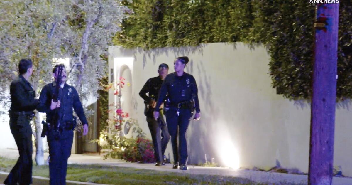Neighbor bear-sprayed by burglars in Studio City; alarm disrupts thieves in Beverly Grove