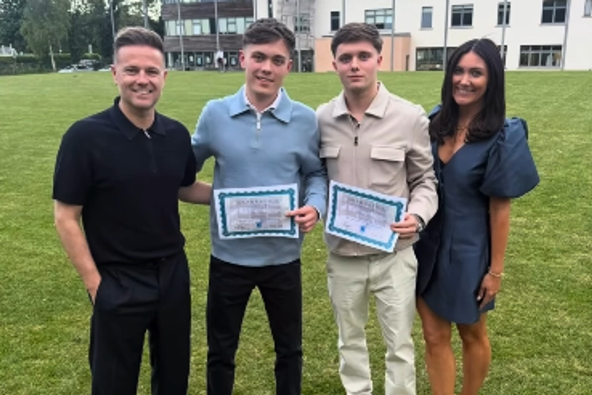 Nicky Byrne shares sweet tribute to twins Jay and Rocco as they graduate school