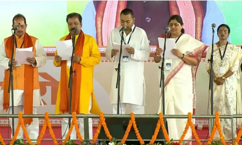 Nitish Kumar’s son Nishant among 32 inducted in Bihar cabinet expansion