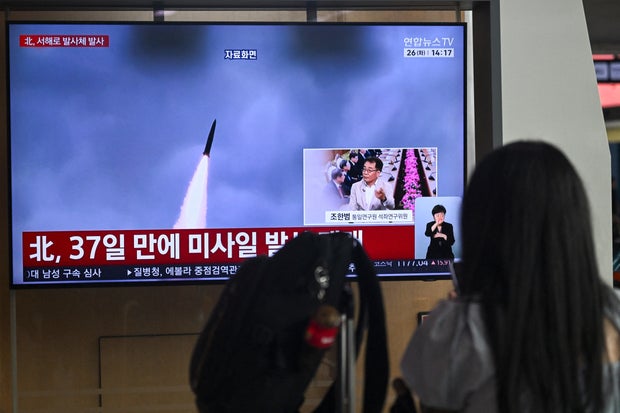 North Korea fires short-range ballistic missile and other weapons toward sea, South says, in latest weapons demo by Pyongyang this year