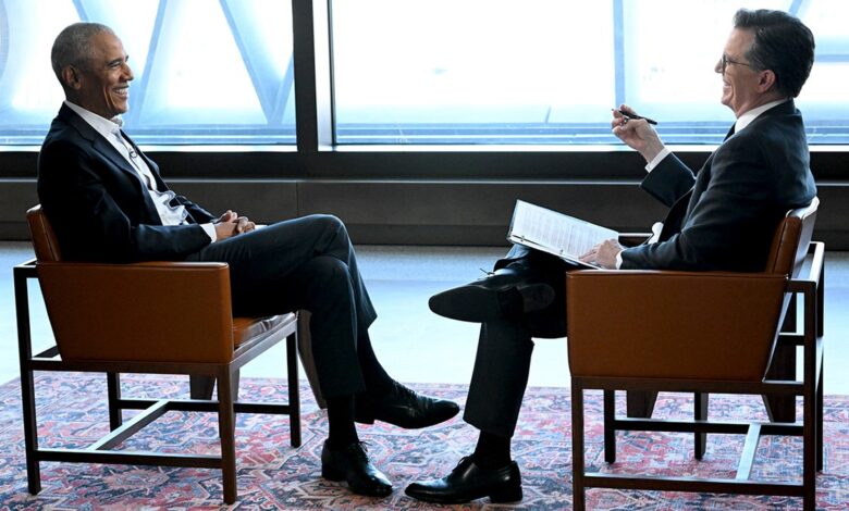 Obama, Colbert gush over Zohran Mamdani as they discuss Democratic Party’s future