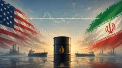 Oil eases on signs US is loosening Iranian closure of Strait of Hormuz