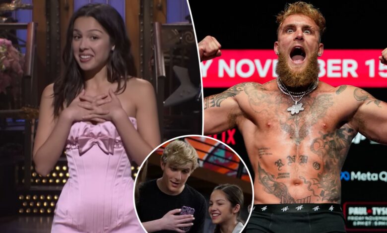 Olivia Rodrigo mocks former Disney co-star Jake Paul’s boxing career in ‘SNL’ monologue