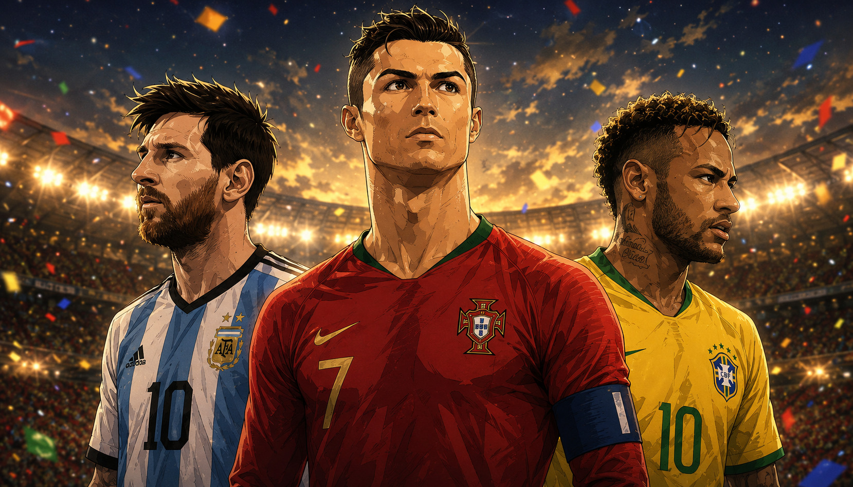 One last dance on Football’s grandest stage: Ronaldo, Messi and Neymar prepare to close the greatest era the sport has ever seen