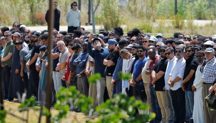 Over 2,000 gather in San Diego to mourn three men killed in mosque attack