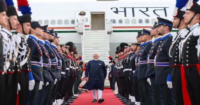 PM Modi lands in Rome as India, Italy target €20 billion trade