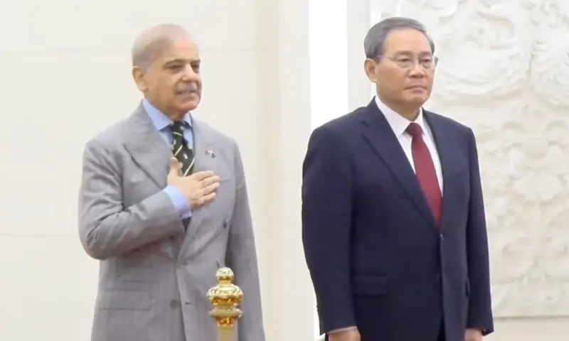 PM Shehbaz calls for China, Pakistan to ‘really be together’ for restoring peace in Middle East