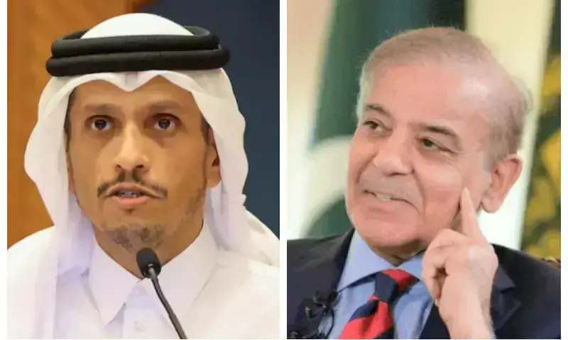 PM Shehbaz thanks Qatari PM for ‘strong endorsement, support’ of Pakistan-led peace efforts
