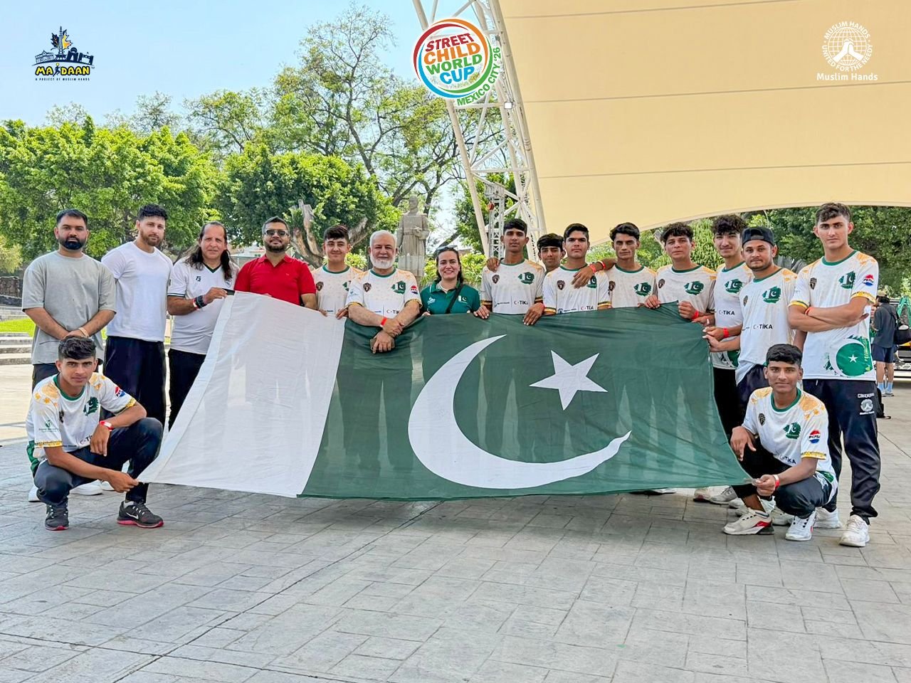 Pakistan Street Child Football Team Arrives in Mexico for Street Child Football World Cup 2026