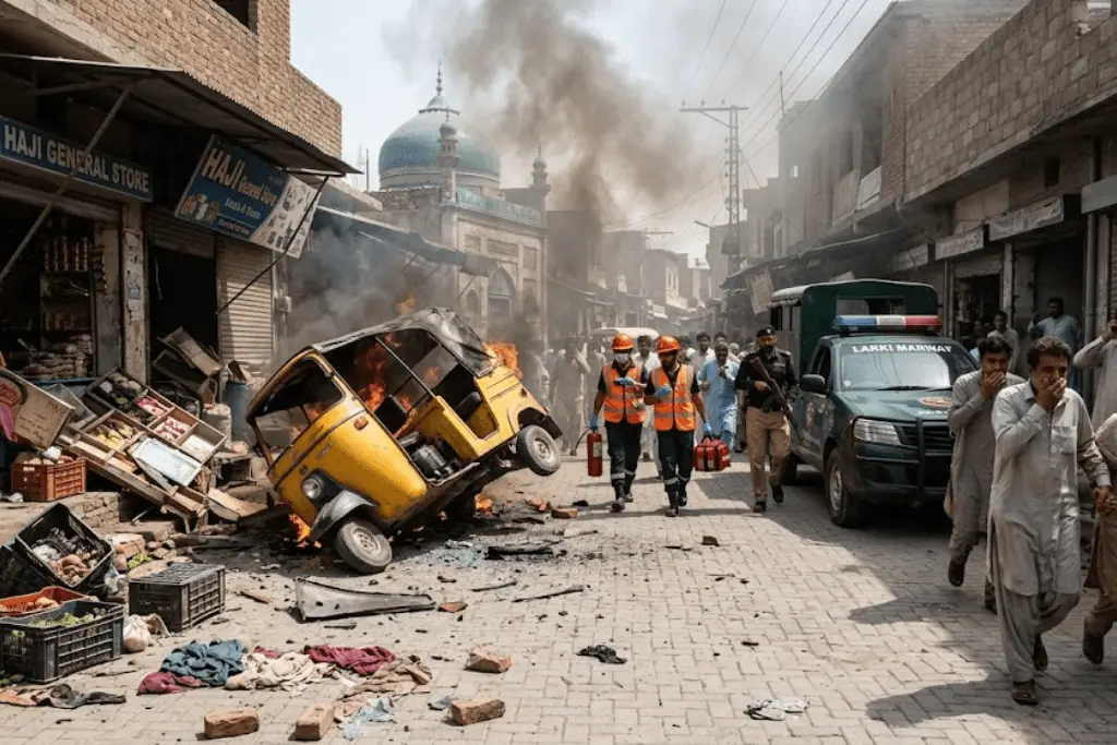 Pakistan bomb blast 2026 kills 9 in KP