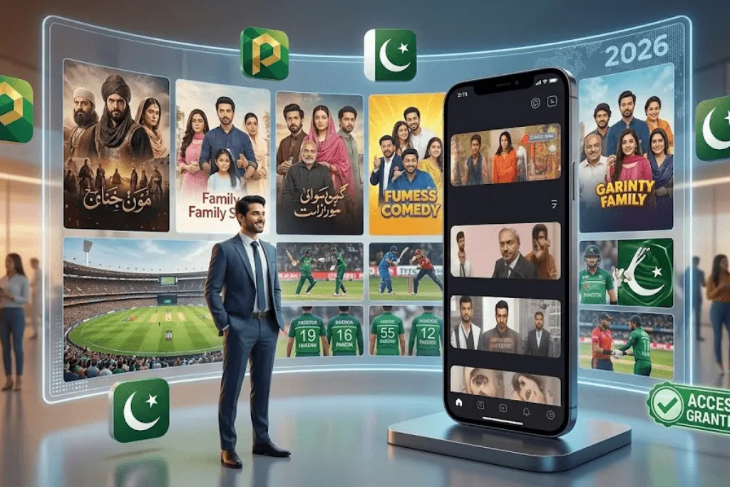 Pakistani streaming platforms and entertainment apps