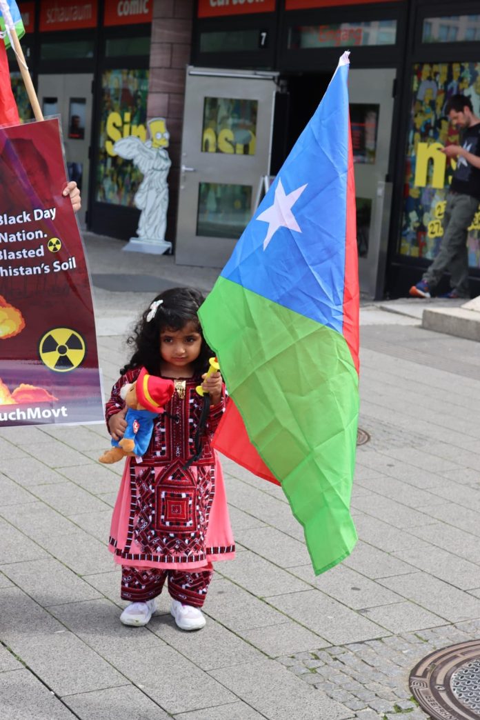 Peaceful protest demonstrations in the Netherlands, Germany and the United Kingdom to raise awareness against Pakistan Nuclear Test