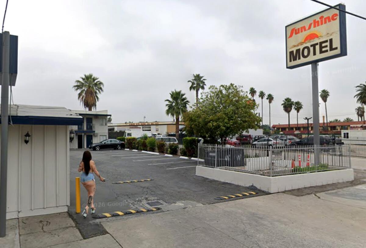 Raid on San Bernardino Sunshine Motel leads to pimping charges and ‘red tag’ Closure