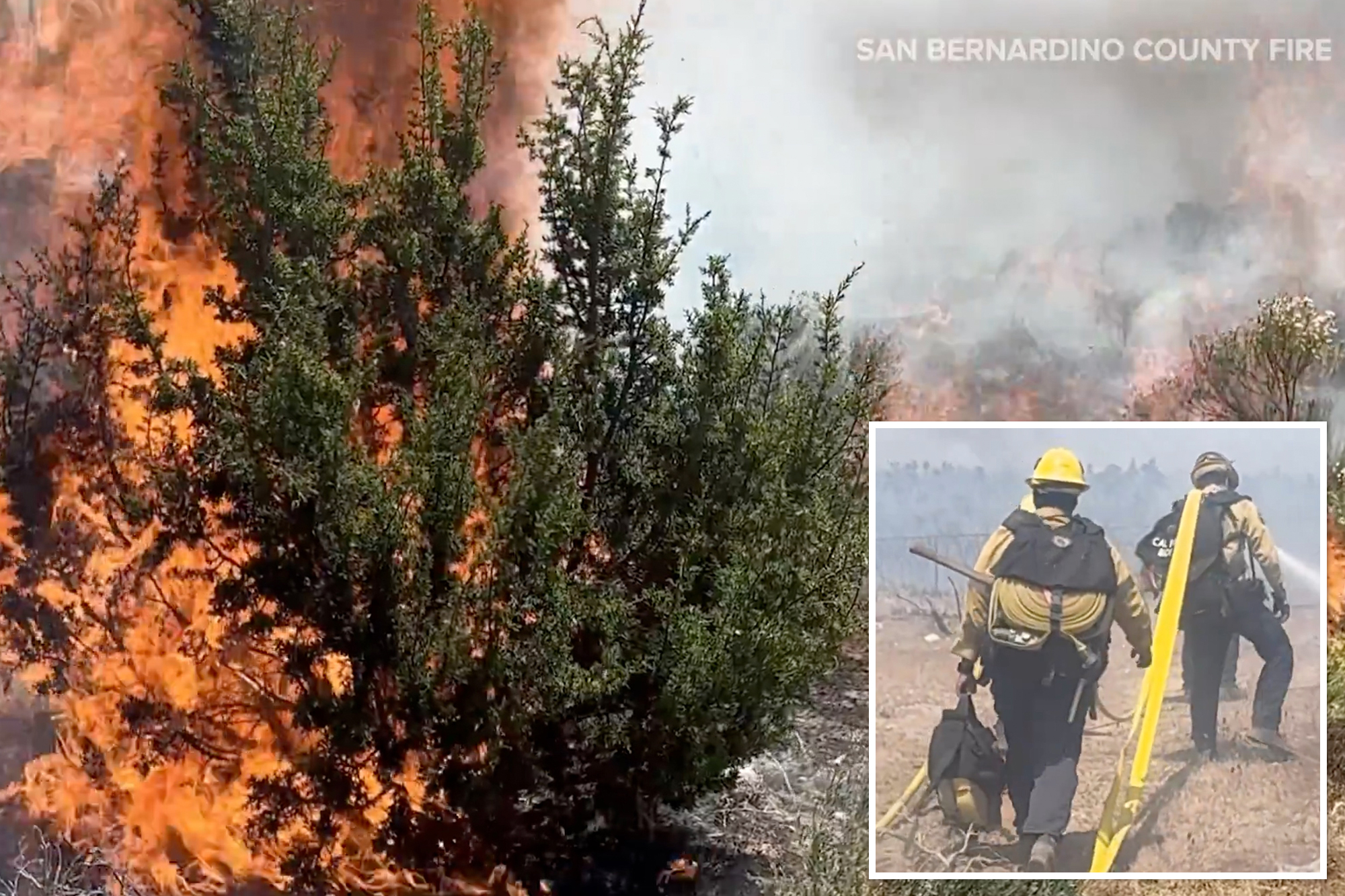 Rare ‘ash devil’ spotted during SoCal wildfire