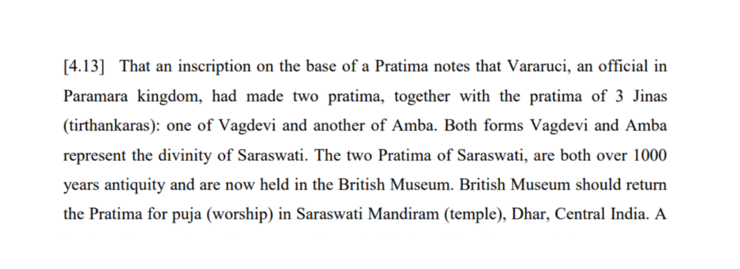 Read about the 2 Saraswati idols mentioned in the Bhojshala verdict and how they reached London