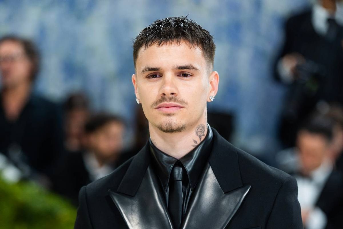 Romeo Beckham avoids bumping into brother Brooklyn as he skips event