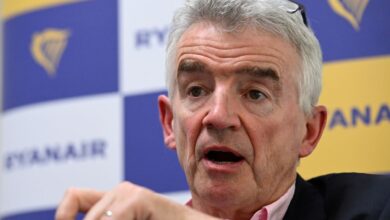 Ryanair boss Michael O’Leary calls for ban on early morning pre-flight drinks