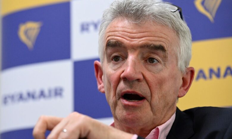 Ryanair boss Michael O’Leary calls for ban on early morning pre-flight drinks