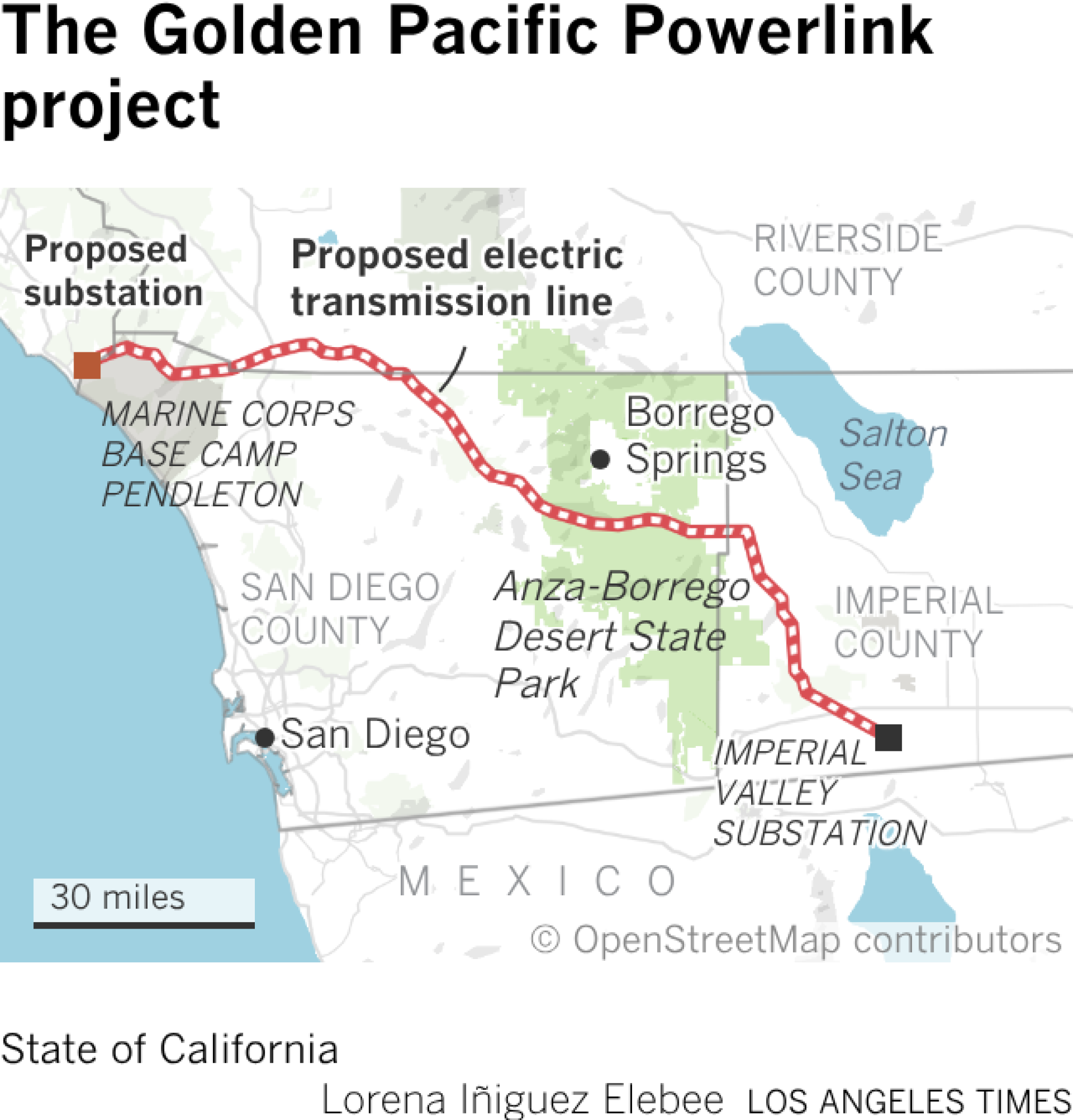 Should a high-voltage power line run through California’s largest state park? Critics are furious