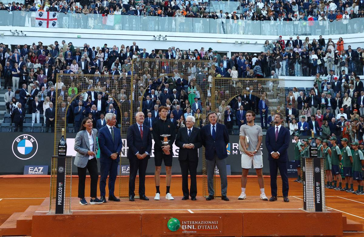 Sinner becomes 1st Italian man to win Italian Open in 50 years and matches Djokovic’s Masters sweep