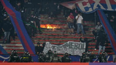 South America’s Champions League match stopped less than 2 mins in after fans started burning stadium sections | International Sports News – The Times of India