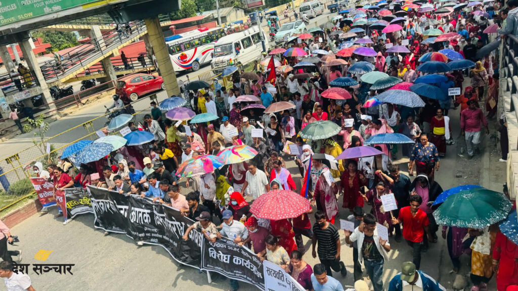 Squatters hold massive rally against evictions in Nepal – News Today | First with the news