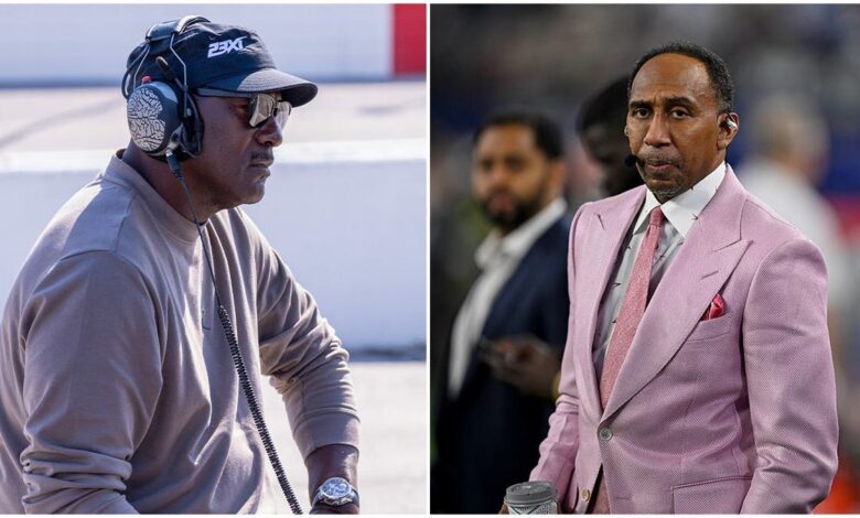 Stephen A Smith says he argued with Michael Jordan about whether NASCAR drivers are athletes