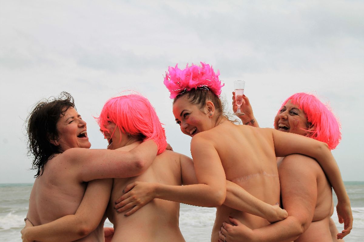 Strip and Dip is back and they are aiming to break a third Guinness world record